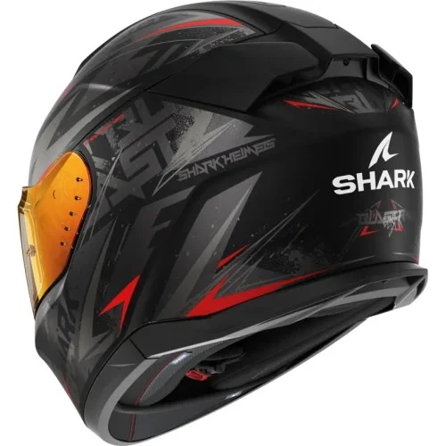 SHARK integral motorcycle helmet D-SKWAL 3 BLAST-R matt black / anthracite / red