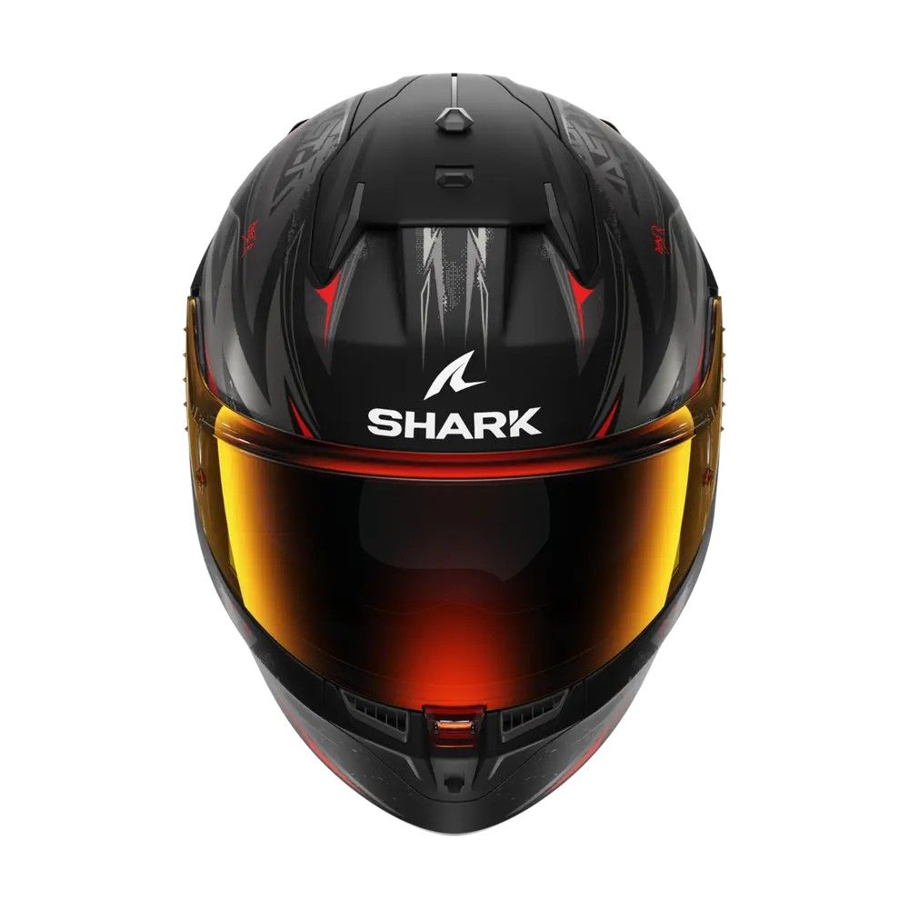 SHARK integral motorcycle helmet D-SKWAL 3 BLAST-R matt black / anthracite / red