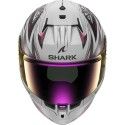 SHARK casque moto intégral D-SKWAL 3 BLAST-R noir mat / argent / violet