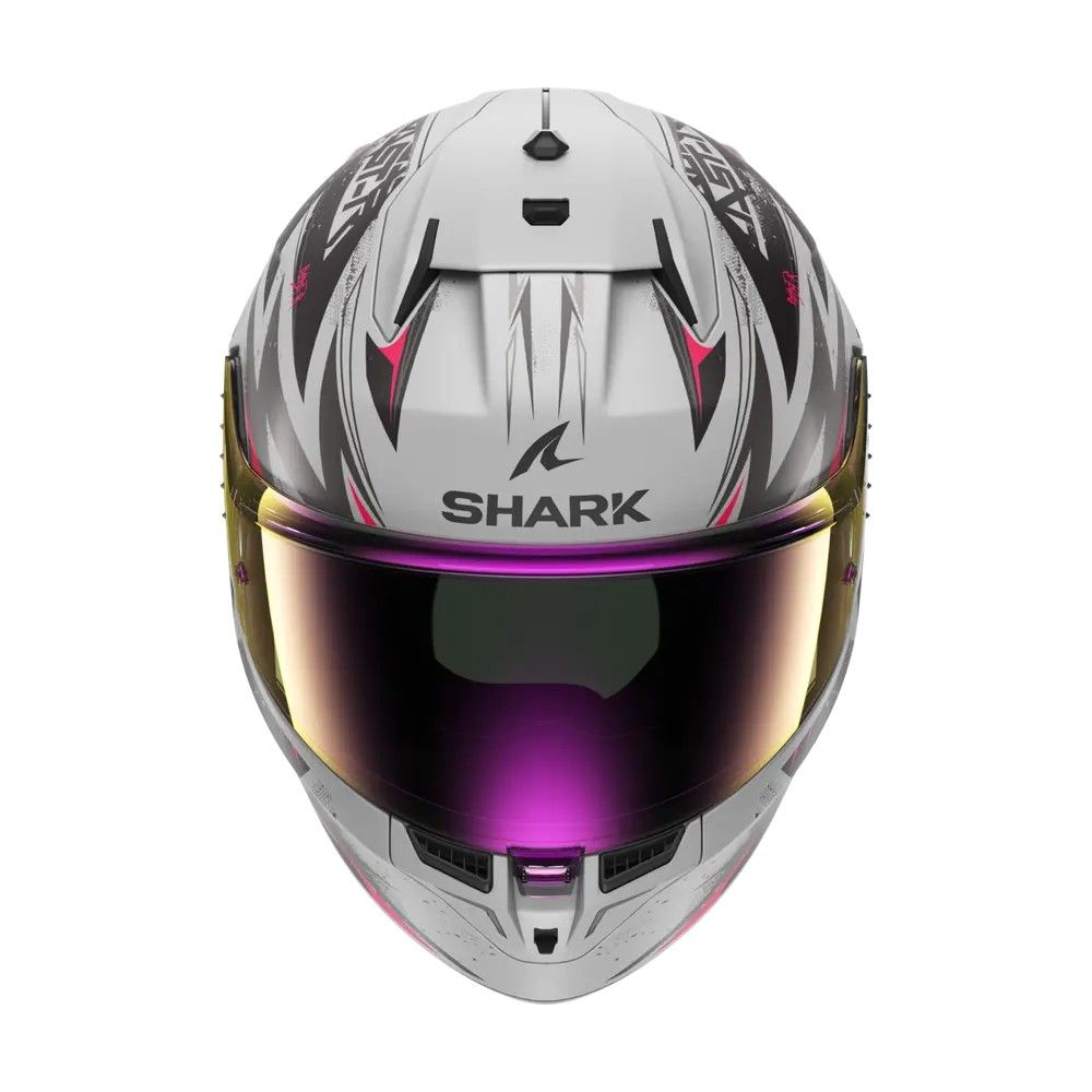 SHARK casque moto intégral D-SKWAL 3 BLAST-R noir mat / argent / violet