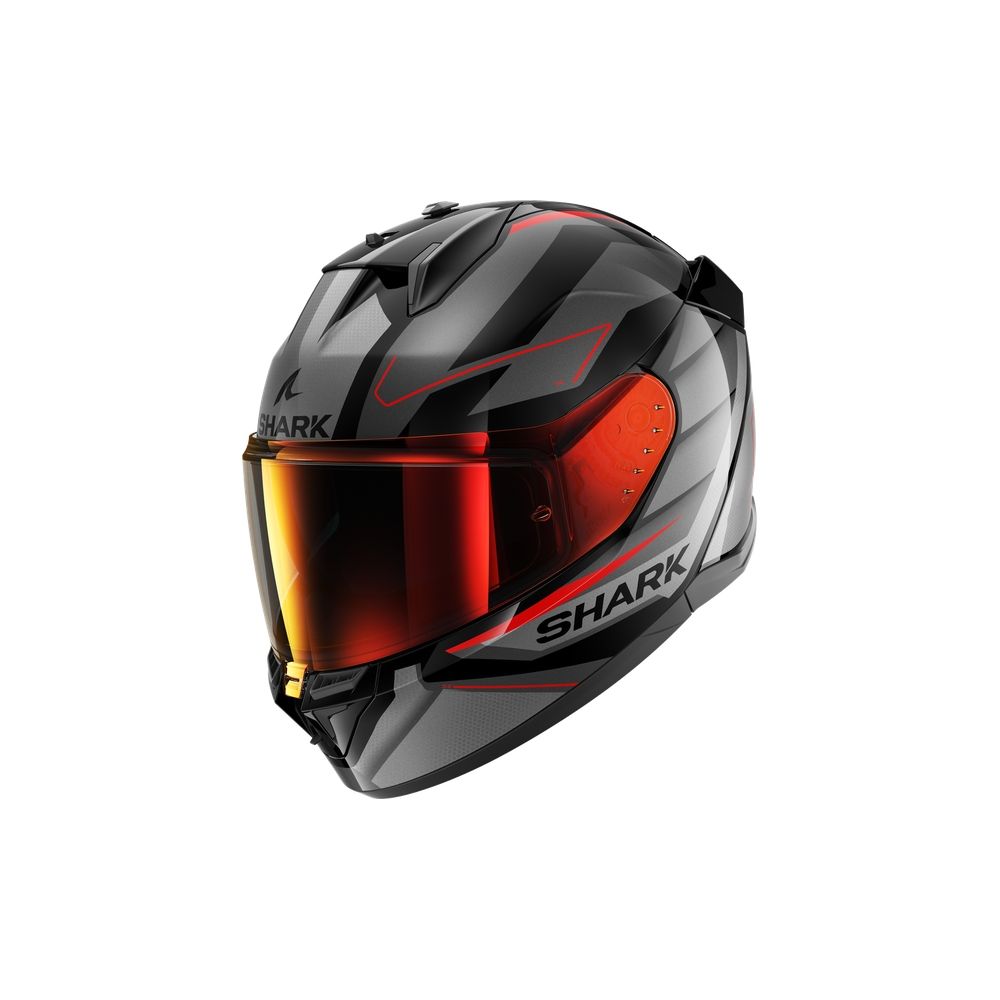 SHARK integral motorcycle helmet D-SKWAL 3 SIZLER black / anthracite / red