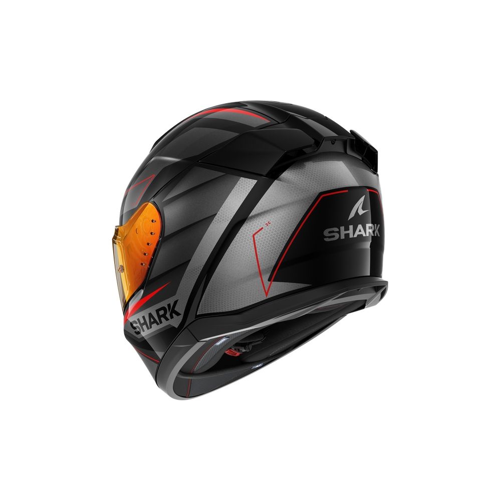 SHARK integral motorcycle helmet D-SKWAL 3 SIZLER black / anthracite / red