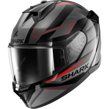 SHARK casque moto intégral D-SKWAL 3 SIZLER noir / anthracite / rouge