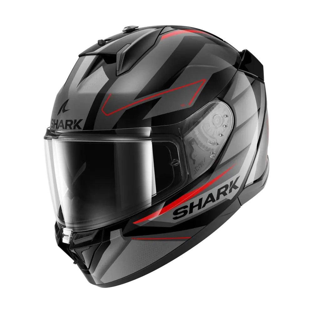 SHARK integral motorcycle helmet D-SKWAL 3 SIZLER black / anthracite / red