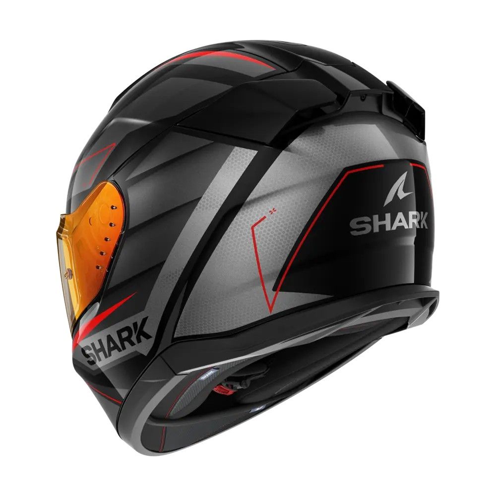 Shark Casque Moto Int Gral D Skwal Sizler Noir Anthracite Rouge