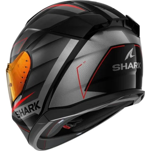 SHARK integral motorcycle helmet D-SKWAL 3 SIZLER black / anthracite / red
