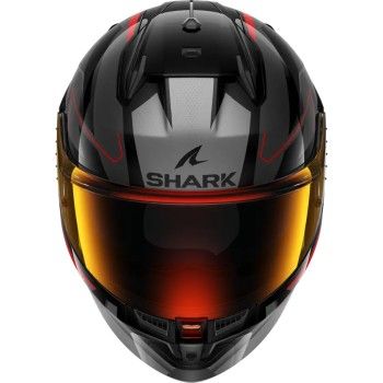 SHARK casque moto intégral D-SKWAL 3 SIZLER noir / anthracite / rouge