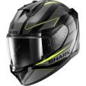 SHARK casque moto intégral D-SKWAL 3 SIZLER noir / anthracite / jaune