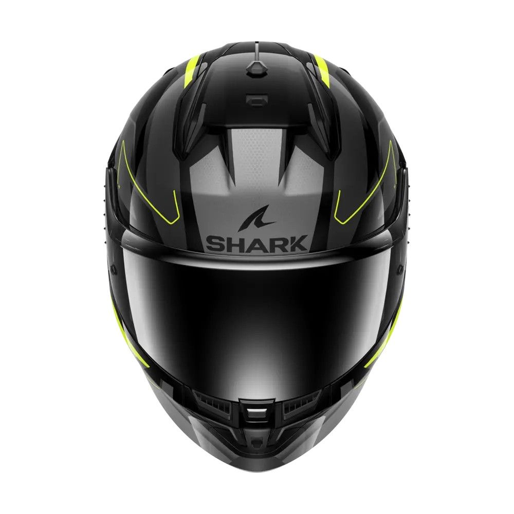 SHARK integral motorcycle helmet D-SKWAL 3 SIZLER black / anthracite / yellow