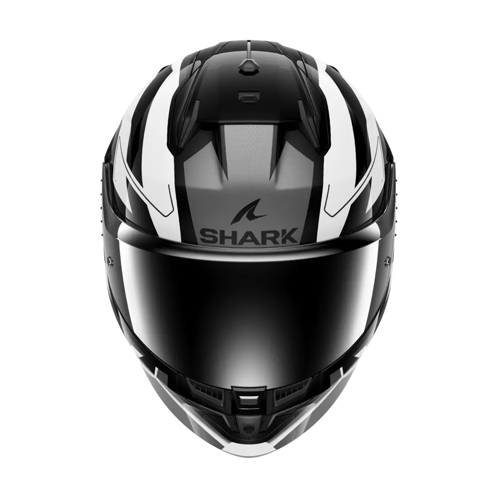SHARK integral motorcycle helmet D-SKWAL 3 SIZLER black / white / anthracite