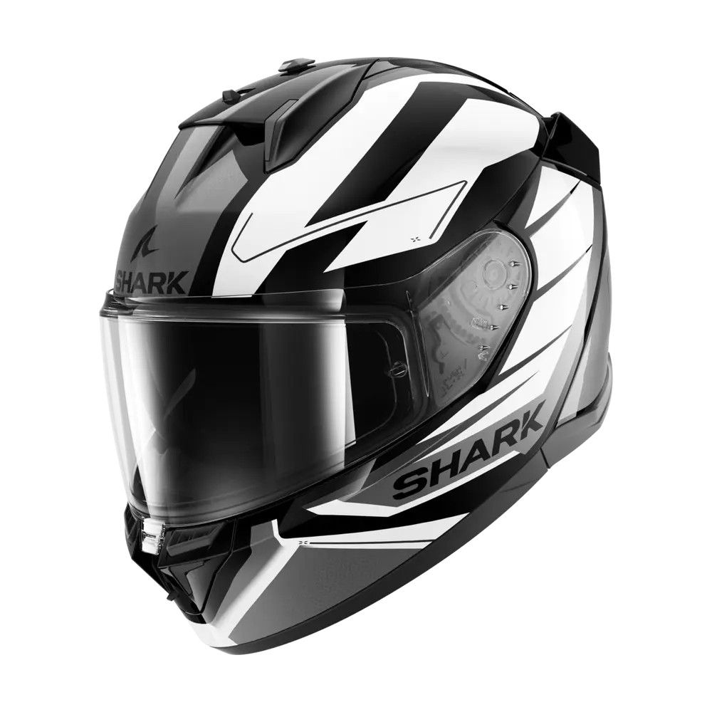 SHARK integral motorcycle helmet D-SKWAL 3 SIZLER black / white / anthracite