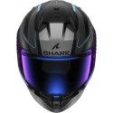 SHARK integral motorcycle helmet D-SKWAL 3 SIZLER matt black / anthracite / blue