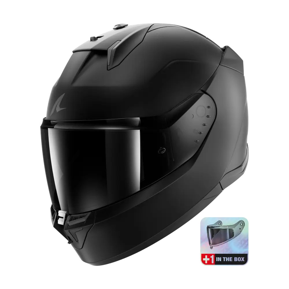 SHARK integral motorcycle helmet D-SKWAL 3 DARK SHADOW EDITION matt black