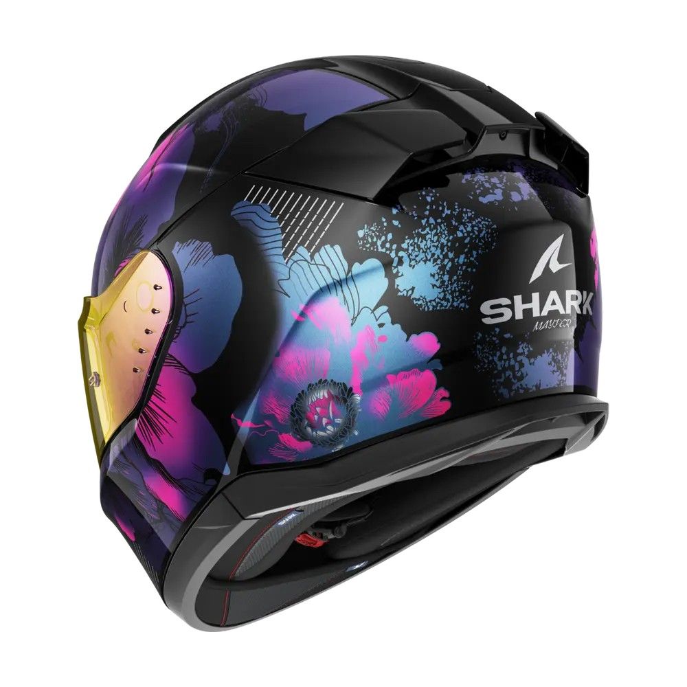 SHARK casque moto intégral D-SKWAL 3 MAYFER noir / violet / pailleté