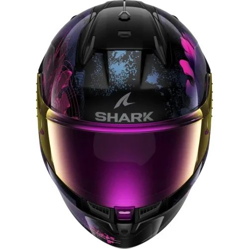 SHARK integral motorcycle helmet D-SKWAL 3 MAYFER black / purple / glitter