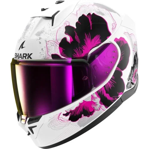 SHARK integral motorcycle helmet D-SKWAL 3 MAYFER white / purple / anthracite