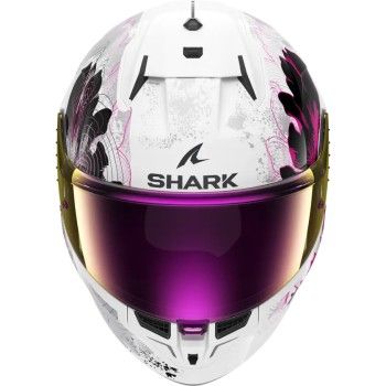 SHARK integral motorcycle helmet D-SKWAL 3 MAYFER white / purple / anthracite