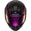 SHARK integral motorcycle helmet D-SKWAL 3 MAYFER matt black / purple / anthracite