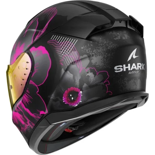 SHARK integral motorcycle helmet D-SKWAL 3 MAYFER matt black / purple / anthracite