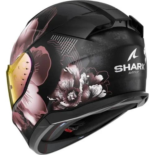 SHARK integral motorcycle helmet D-SKWAL 3 MAYFER matt black / purple / gold