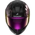 SHARK integral motorcycle helmet D-SKWAL 3 MAYFER matt black / purple / gold