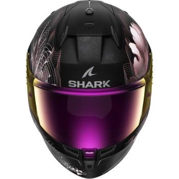 SHARK casque moto intégral D-SKWAL 3 MAYFER noir mat / violet / or