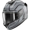 SHARK integral motorcycle helmet D-SKWAL 3 DRONE silver / black