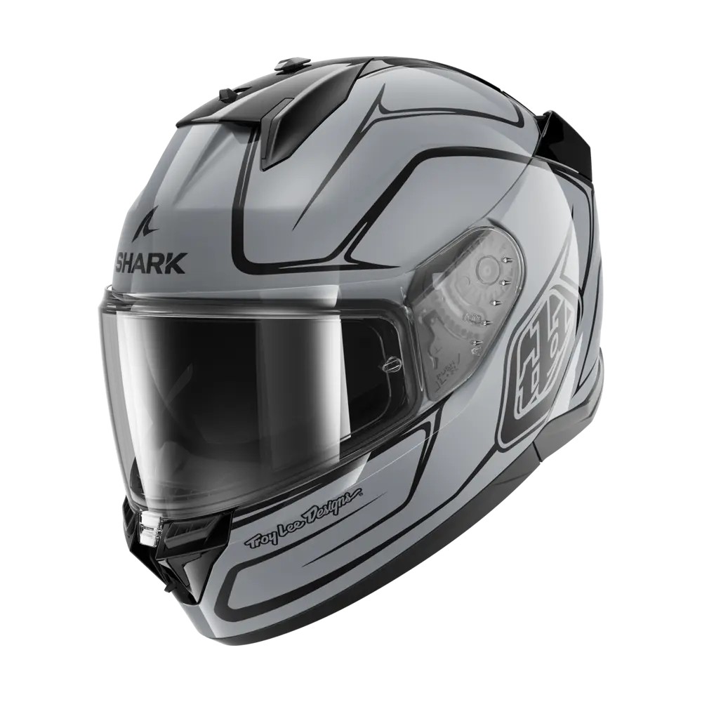 SHARK integral motorcycle helmet D-SKWAL 3 DRONE silver / black