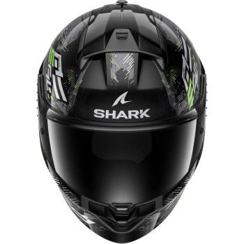 SHARK casque moto intégral RIDILL 2 MOLOKAI noir / argent / vert