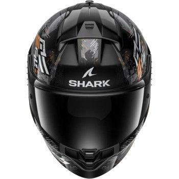 SHARK integral motorcycle helmet RIDILL 2 MOLOKAI black / silver / orange