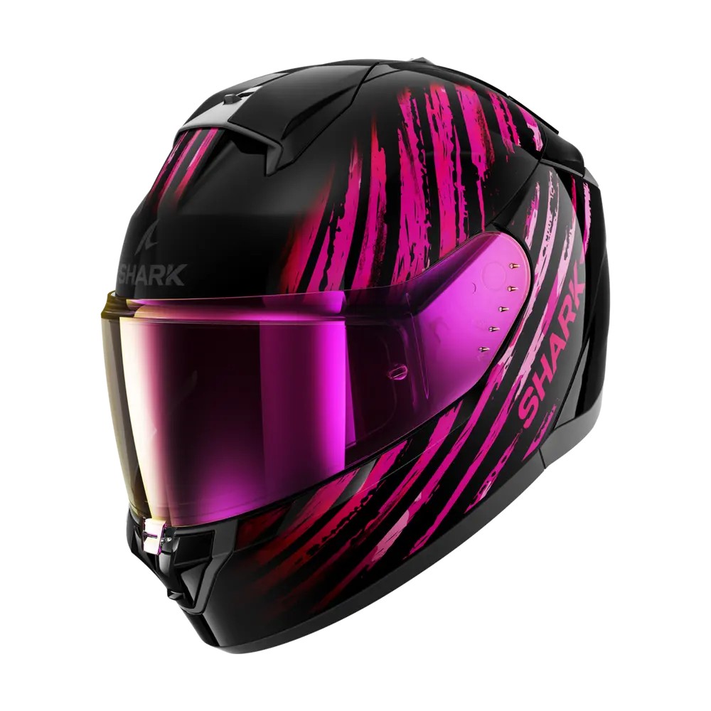 SHARK integral motorcycle helmet RIDILL 2 ASSYA black / purple / pink
