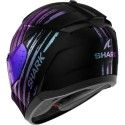 SHARK integral motorcycle helmet RIDILL 2 ASSYA black / purple / blue