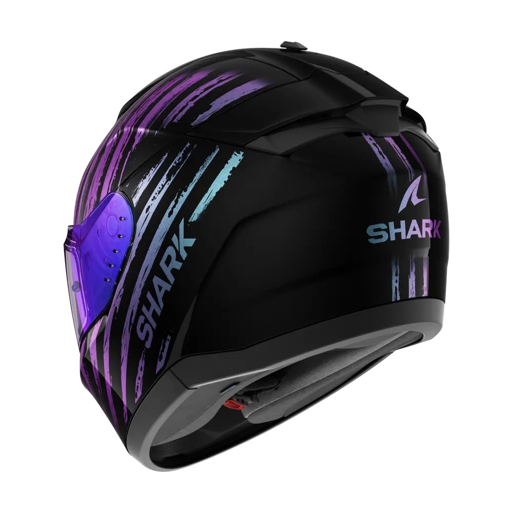 SHARK integral motorcycle helmet RIDILL 2 ASSYA black / purple / blue