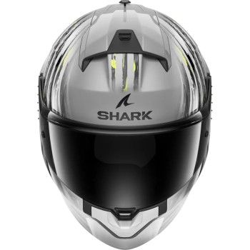 SHARK integral motorcycle helmet RIDILL 2 ASSYA silver / anthracite / yellow