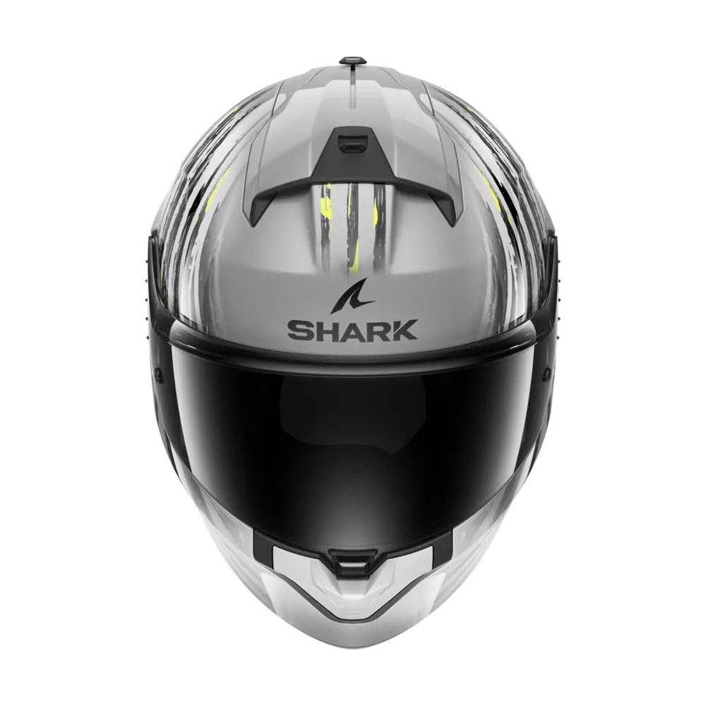 SHARK integral motorcycle helmet RIDILL 2 ASSYA silver / anthracite / yellow
