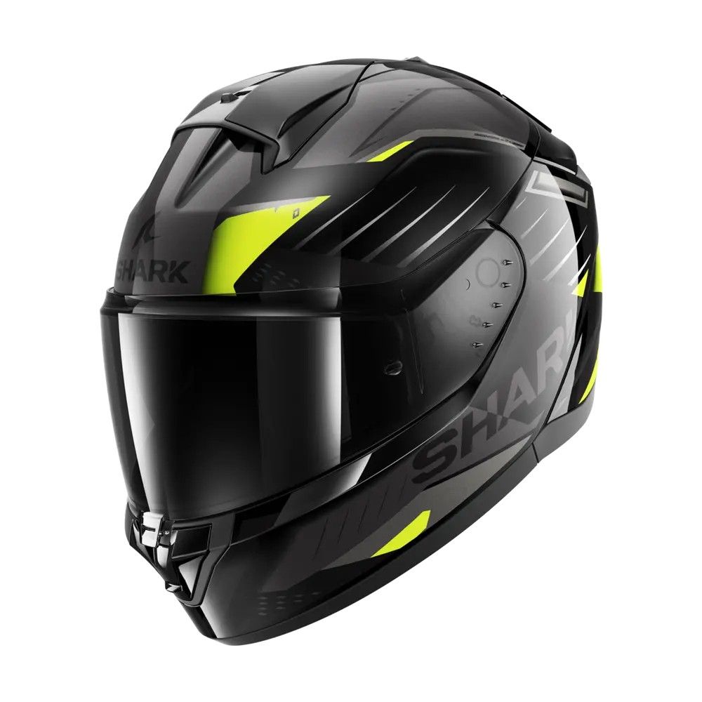 SHARK integral motorcycle helmet RIDILL 2 BERSEK black / anthracite / yellow