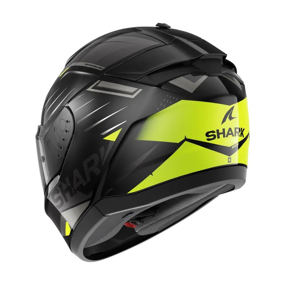 SHARK integral motorcycle helmet RIDILL 2 BERSEK black / anthracite / yellow