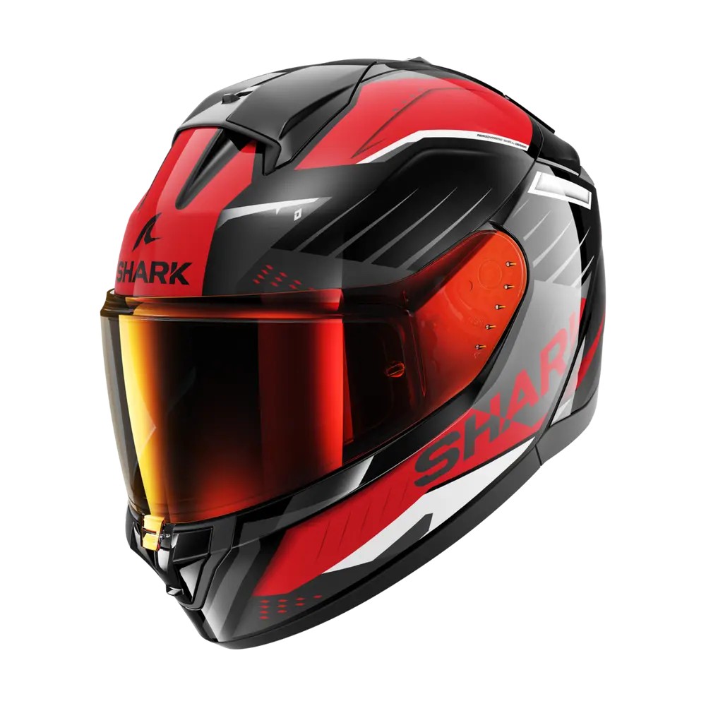 SHARK integral motorcycle helmet RIDILL 2 BERSEK black / red / white