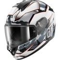 SHARK integral motorcycle helmet RIDILL 2 MATRIX CAMO white / silver / red