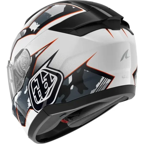 SHARK integral motorcycle helmet RIDILL 2 MATRIX CAMO white / silver / red