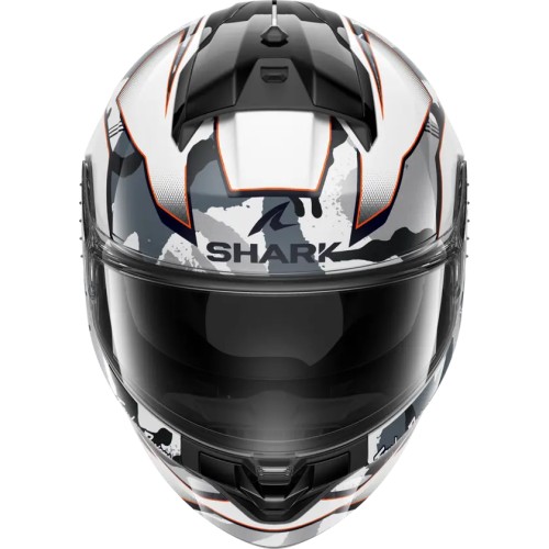 SHARK casque moto intégral RIDILL 2 MATRIX CAMO blanc / argent / rouge
