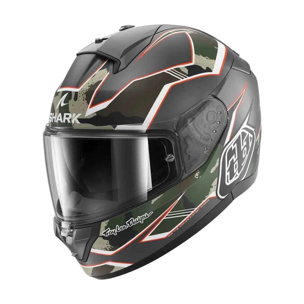 SHARK casque moto intégral RIDILL 2 MATRIX CAMO anthracite mat / vert / chocolat