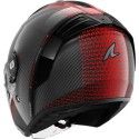 SHARK casque moto jet RS JET CARBON IKONIK carbone / rouge / chrome