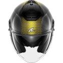 SHARK casque moto jet RS JET CARBON IKONIK carbone / or / chrome