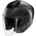 SHARK casque moto jet RS JET CARBON IKONIK carbone / noir / chrome