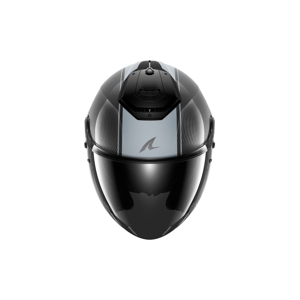 SHARK casque moto jet RS JET CARBON SKIN carbone / argent