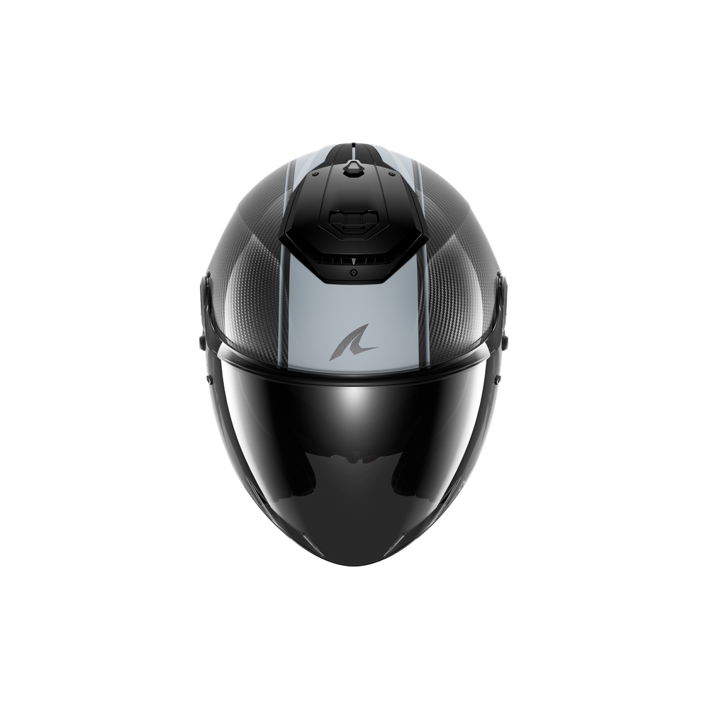SHARK jet motorcycle helmet RS JET CARBON SKIN carbon / silver