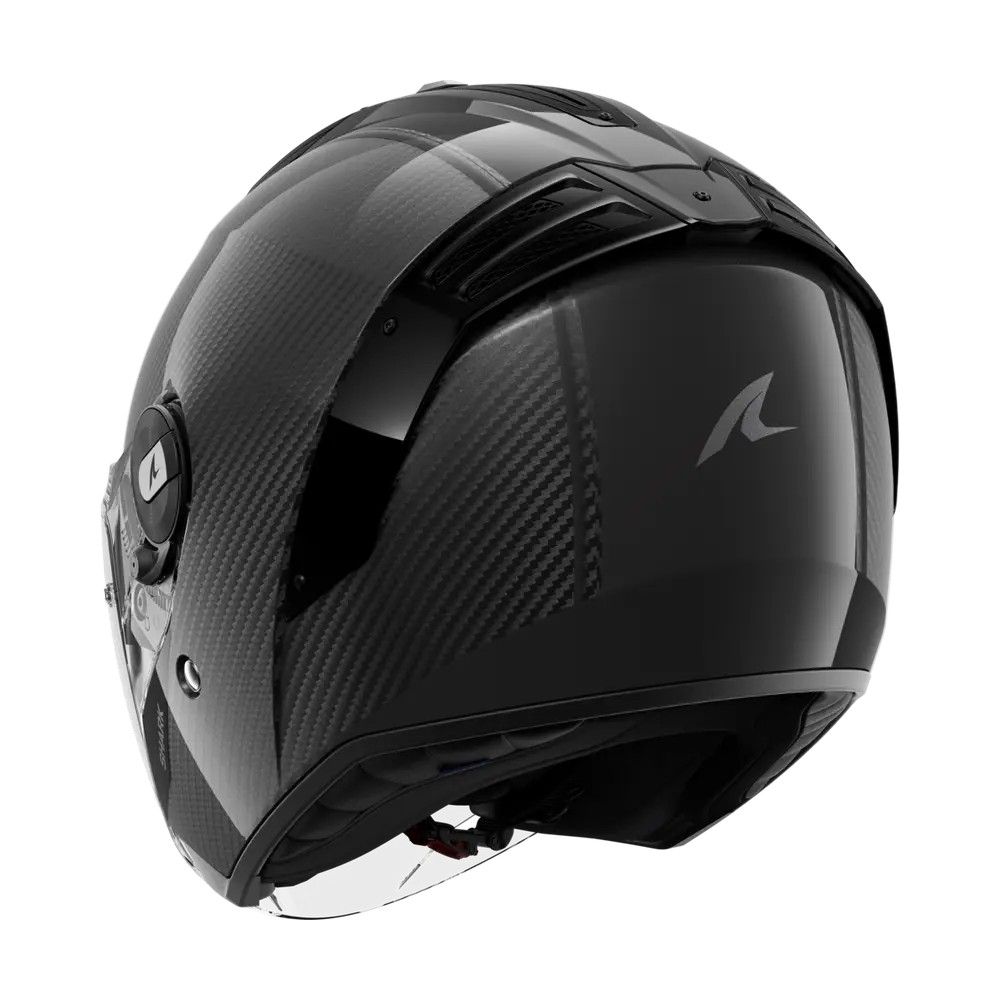 SHARK casque moto jet RS JET CARBON SKIN carbone / noir