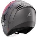 SHARK casque moto jet RS JET STRIDE argent mat / violet / rouge