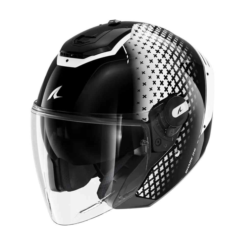 SHARK casque moto jet RS JET STRIDE noir / blanc